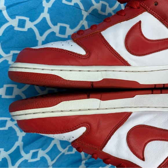 Nike Men’s size 9.5 dunk low retro SP St. John’s red white vintage sneakers rare - Picture 8 of 11